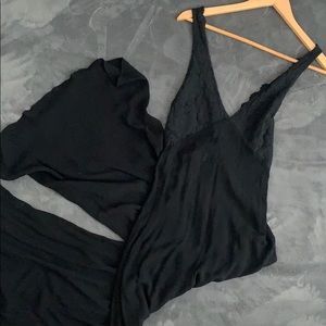 Free people black jumpsuit